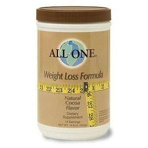  All One Weight Loss Formula Natural Cocoa 14.8 oz: Health 