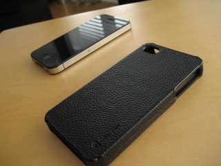 B62 Brand New Griffin Elan Form Leather Snap On Hard Case for iPhone 4 