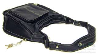   Leather Gun Concealment Purse Concealed Carry Handbag Conceal Hobo Bag
