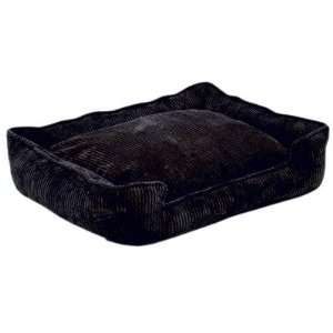 Jax and Bones Corduroy Lounge Corduroy Lounge Dog Bed in Midnight Size 
