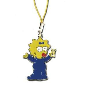  Licensed Simpsons Cellphone Charm of Maggie Holding a Movie 