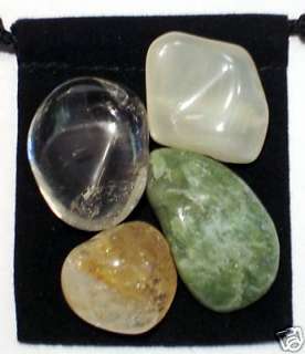 MANIFEST LUCK Tumbled Crystal Healing Set + EXTRAS  