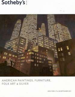   American Paintings Furniture Folk Art & Silver September 2011  