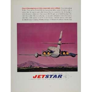   Aircraft JetStar Corporate Georgia   Original Print Ad