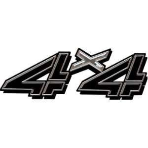  Full Color 4x4 Truck Decals in Black: Automotive