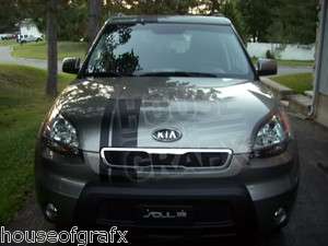 Kia Soul offset rally racing stripe decal decals  