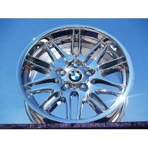 : BMW M5Style 65 (M65): Set of 4 genuine factory 18inch chrome wheels 