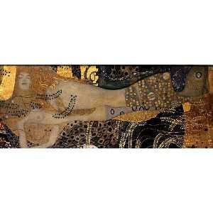   Gustav Klimt   24 x 10 inches   Serpientes de agua I