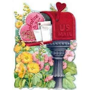  Valentines Day Greeting Card   Sending Love Mailbox Carol 