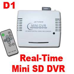 Full D1 MPEG 4 Pocket Real Time 1 Ch SD Card DVR  