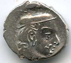 Silver drachm, Indo Scythian Western Satraps, 100 400AD #1  