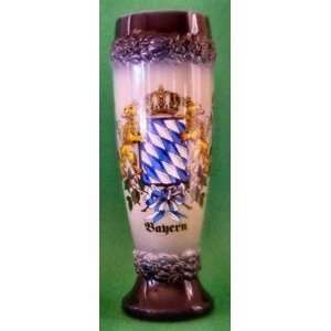  German Wheat Beer Cup with Bavarian Crest Kitchen 