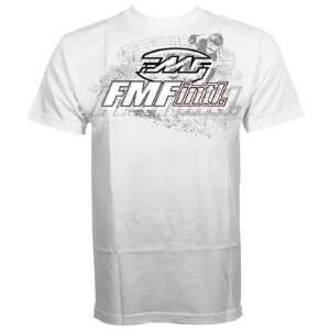  FMF Apparel Hot Wire T Shirt   X Large/White Automotive