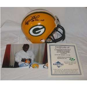  Desmond Howard Autographed Packers Mini Helmet Sb Xxxi 