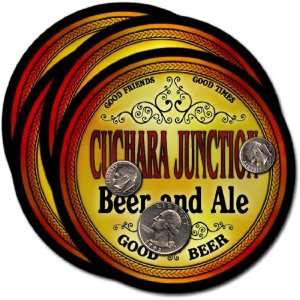  Cuchara Junction , CO Beer & Ale Coasters   4pk 