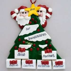    Personalized Tree with 6 Gifts Christmas Ornament: Home & Kitchen