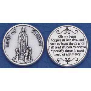  Catholic Coins: Lady of Fatima with Prayer: Home & Kitchen