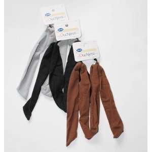  Goody, Jersey Headwrap w/ Tails (3 Pack) Brown, Black 