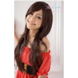  Light Brown Party 25.59 inches long Big Wavy Cosplay Hair 
