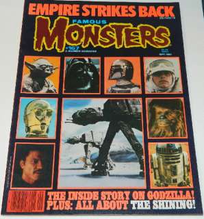   listing of famous monsters magazines that we have available on
