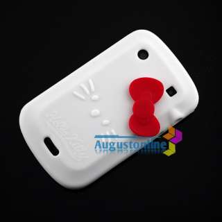 Cute Hello Kitty Silicone soft Case Cover For Blackberry Bold 9900 