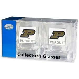  Collectors Glass Set   Purdue Boilermakers Sports 