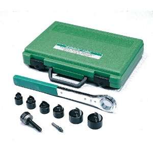 Greenlee 36690 NA Slug Buster 10 Piece Metric Knockout Punch Kit with 