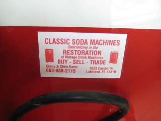 Vintage 1950s Coca Cola Vending Machine . Cavalier 72 Restored coke 