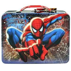  Spiderman Tin Lunch Box Toys & Games