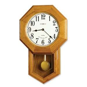  Elliott Oak Finish Quartz Wall Clock Jewelry