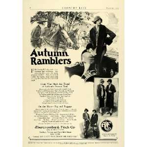  1925 Ad Autumn Ramblers Abercrombie Fitch Horse Jockey 