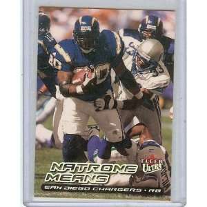  NATRONE MEANS 2000 FLEER ULTRA #157, SAN DIEGO CHARGERS 