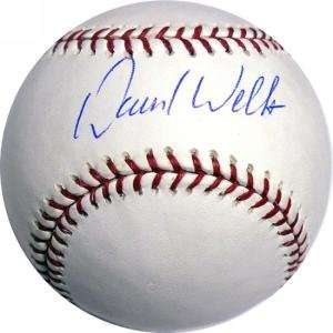 David Wells Hand Signed MLB Baseball:  Sports & Outdoors