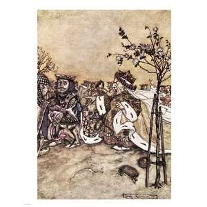 Alice in Wonderland, Off with her head Poster by Arthur Rackham (11 