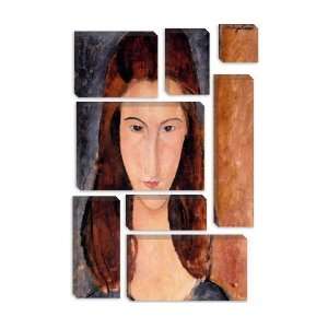  Portrait of Jeanne Hebuterne by Amedeo Modigliani Canvas 