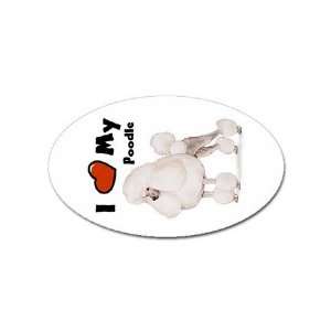  I Love My Poodle Sticker Decal: Arts, Crafts & Sewing