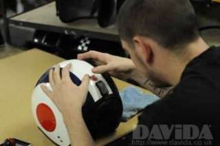 The Davida Jet Royal Enfield Motorcycle Helmet Made In England