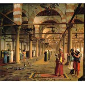 Public Prayer in the Mosque of Amr, Cairo 