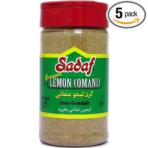 Sadaf Lemon Omani, Ground, 6.2 Ounce (Pack of 5)  Grocery 