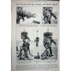  1922 Deep Sea Diver Apparatus German Invention Suit: Home 