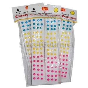 Necco Candy Buttons, 3  1.5oz Packs Grocery & Gourmet Food