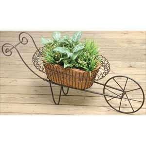 Deer Park WH103 Basket Wheelbarrow with Cocoa Moss Liner