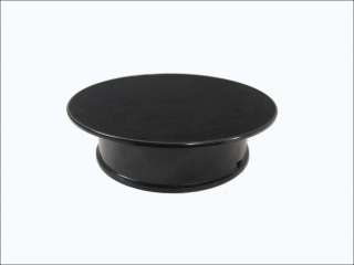 BLACK MOVING ROTARY ROTATING DISPLAY TURNTABLE STAND x1  