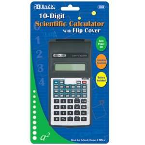   Scientific Calculator w/ Flip Cover Case Pack 48: Office Products