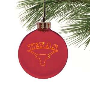  Texas Longhorns Laser Light Ornament