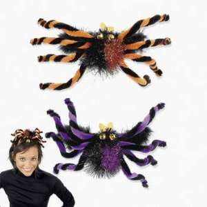  One Plastic Spider Headband (orange OR purple): Toys 