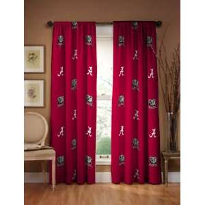  Alabama Crimson Tide Curtain Panel 63 Home & Garden