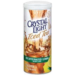 Crystal Light Iced Tea Mix Decaffeinated Lemon   12 Pack:  