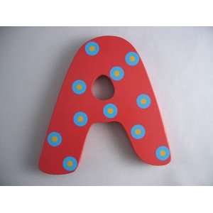  Hand painted wooden wall letter   bright a Tatutina: Baby
