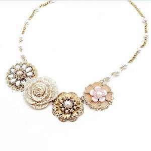   Sweetheart Flower Necklace Inspired by the Runways in Paris Jewelry